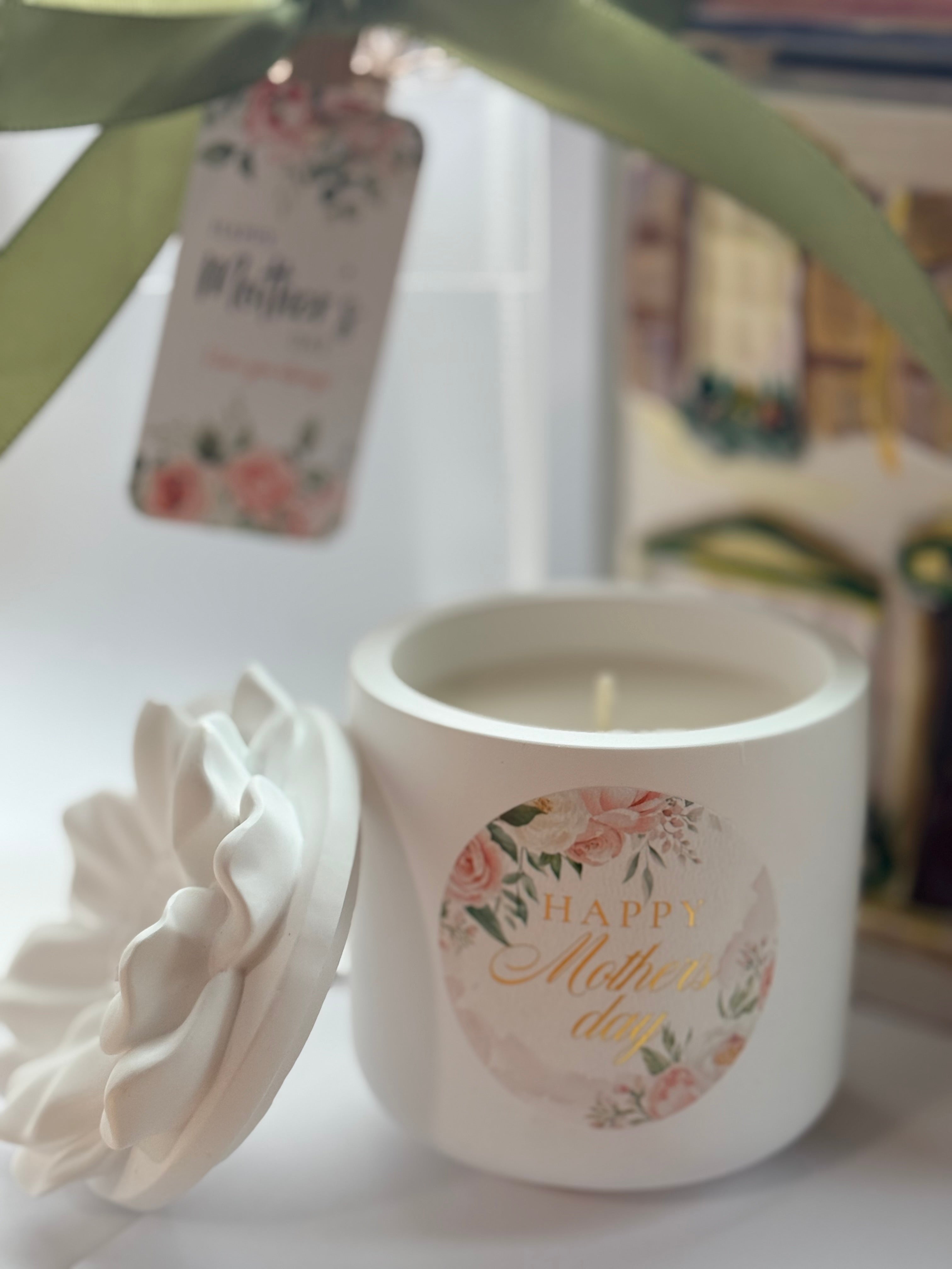 Mother’s Day Gift Set – Eucalyptus & Vanilla Hyacinth Candle