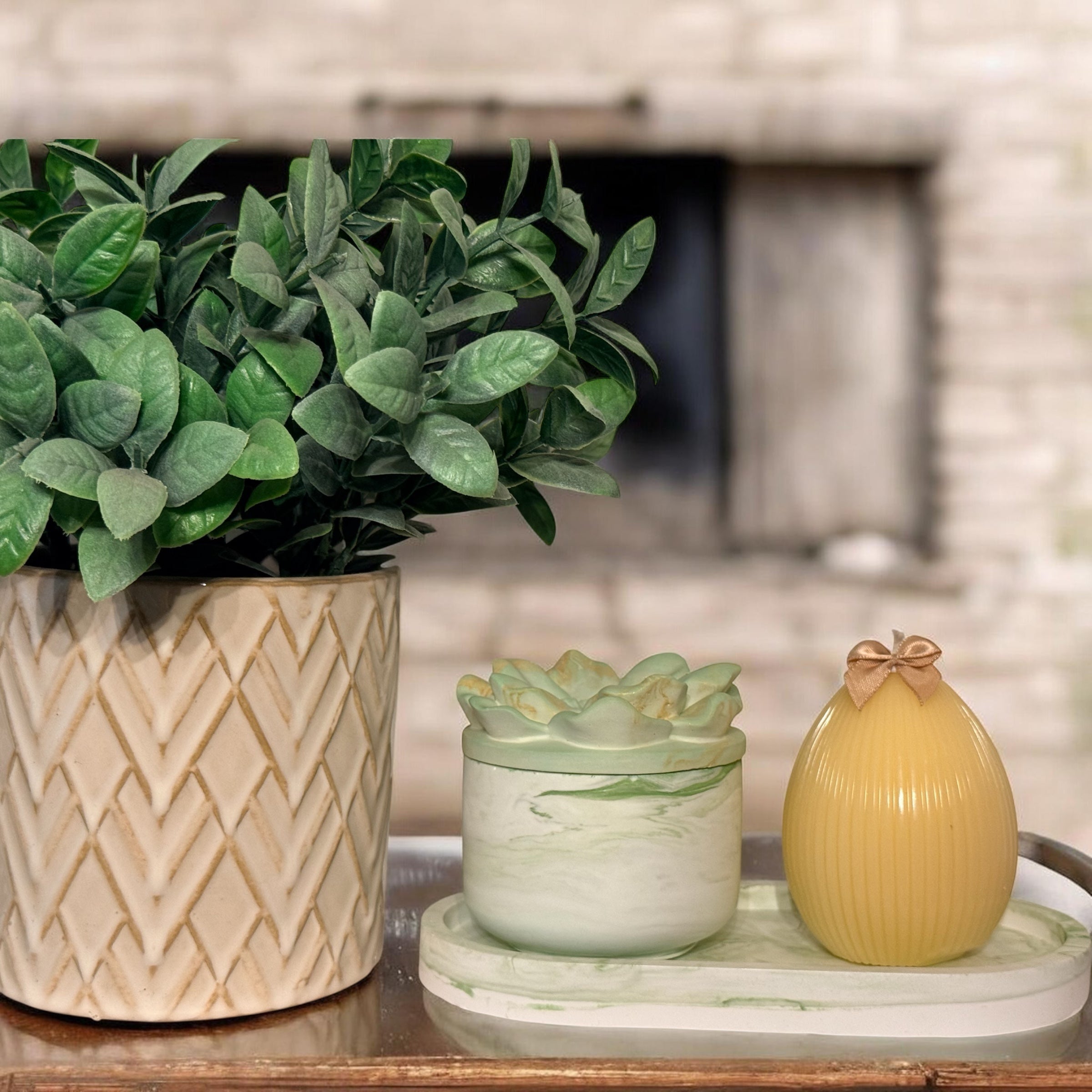 Easter Egg Pillar Candle Souvenir-Seasonal