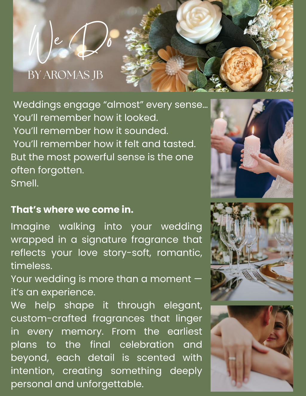 WE DO - The Wedding Scented Experience
