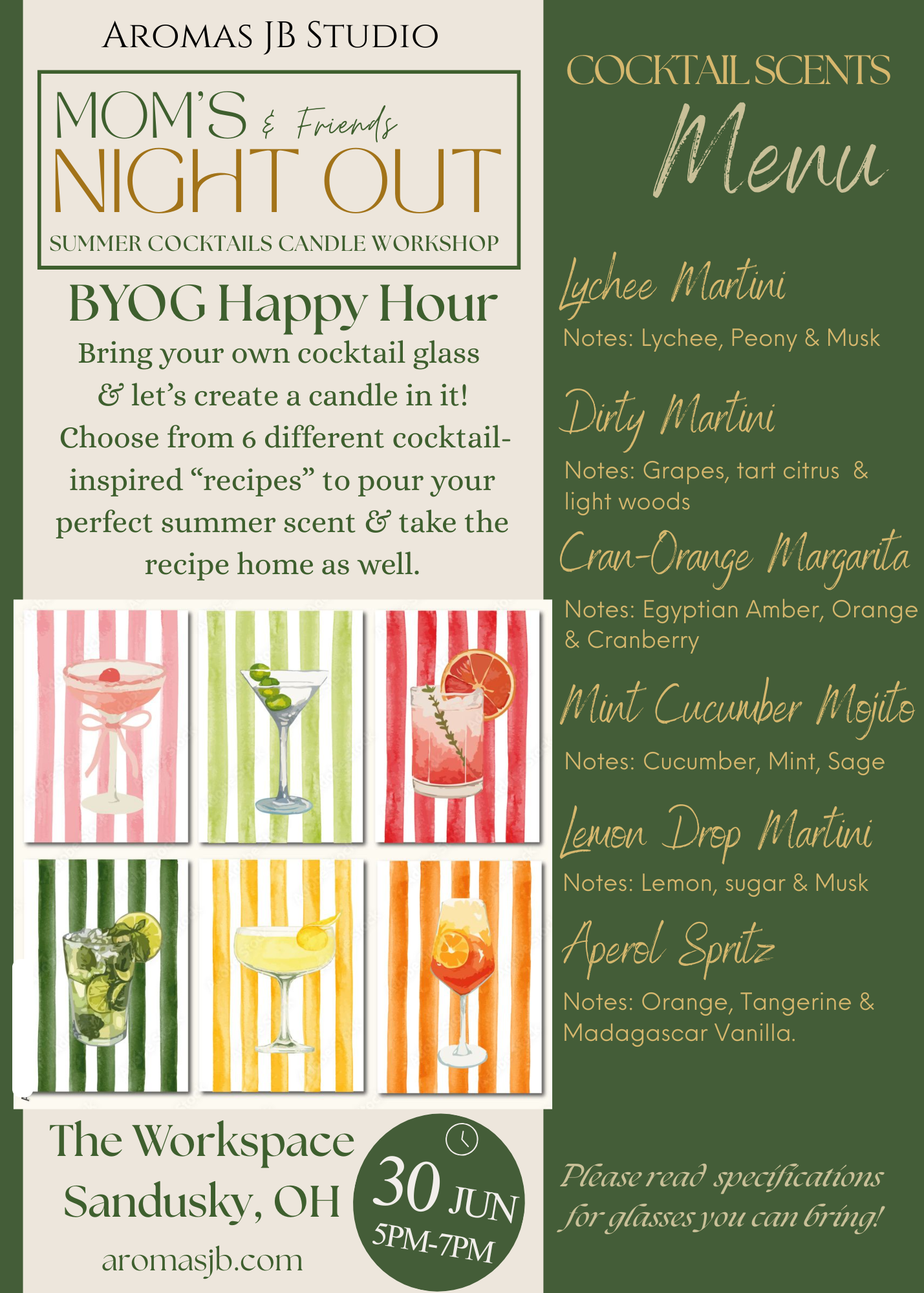 Night Out•Summer Cocktail Candles