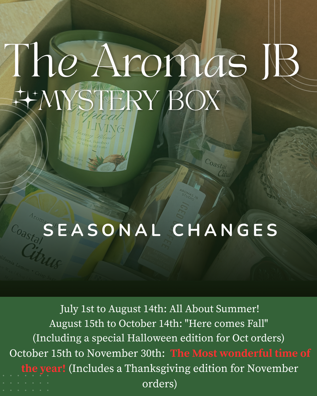 The Aromas JB Mystery Box