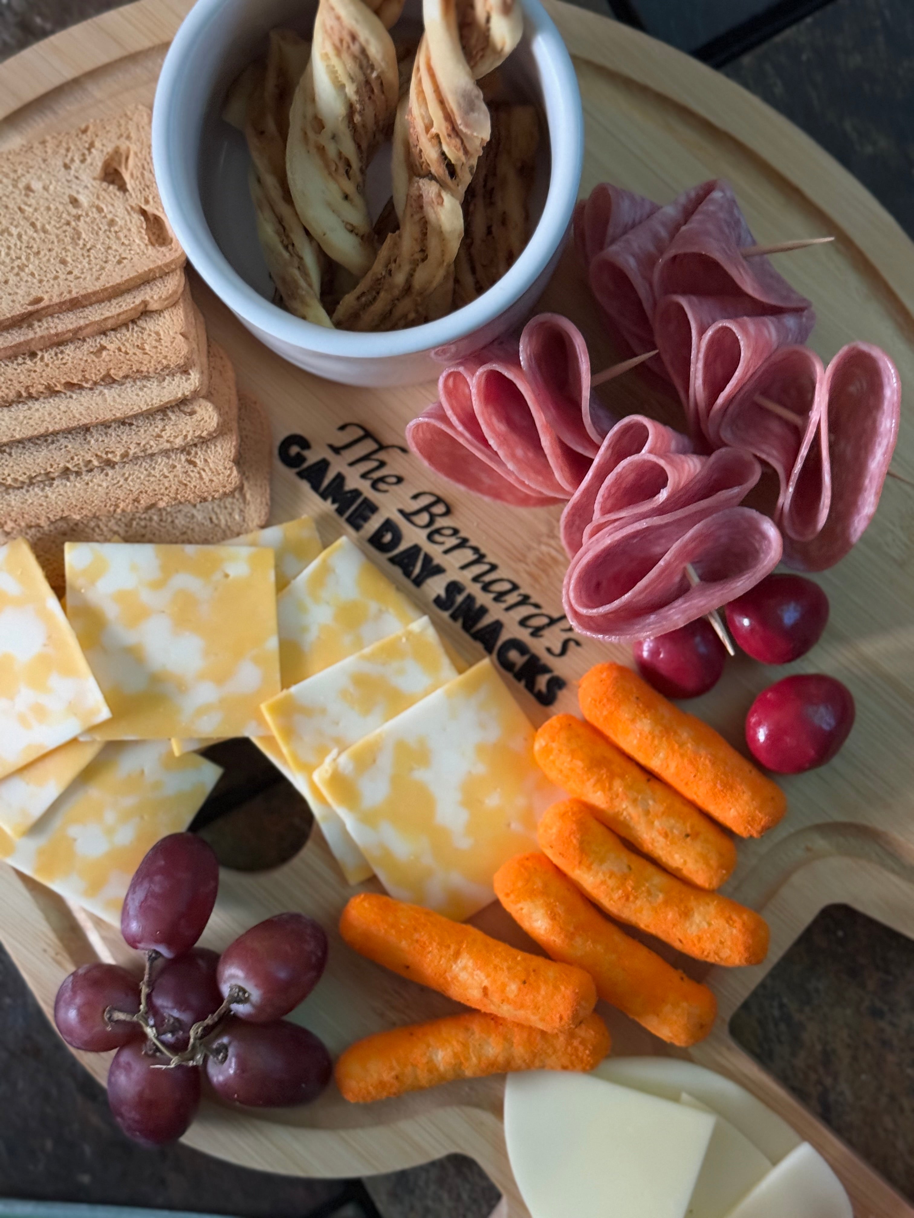 Personalized Football Helmet Snack Board