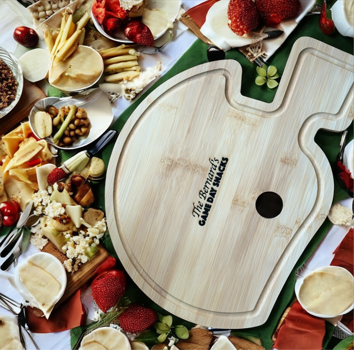 Personalized Football Helmet Snack Board