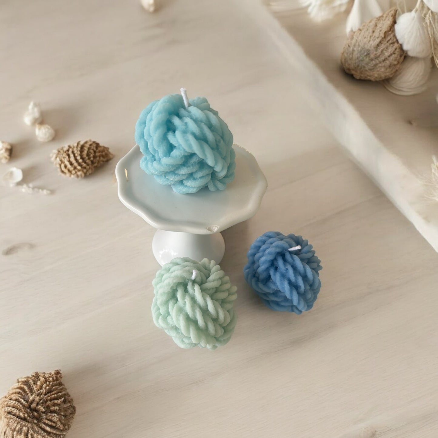 Trio Knot Candles