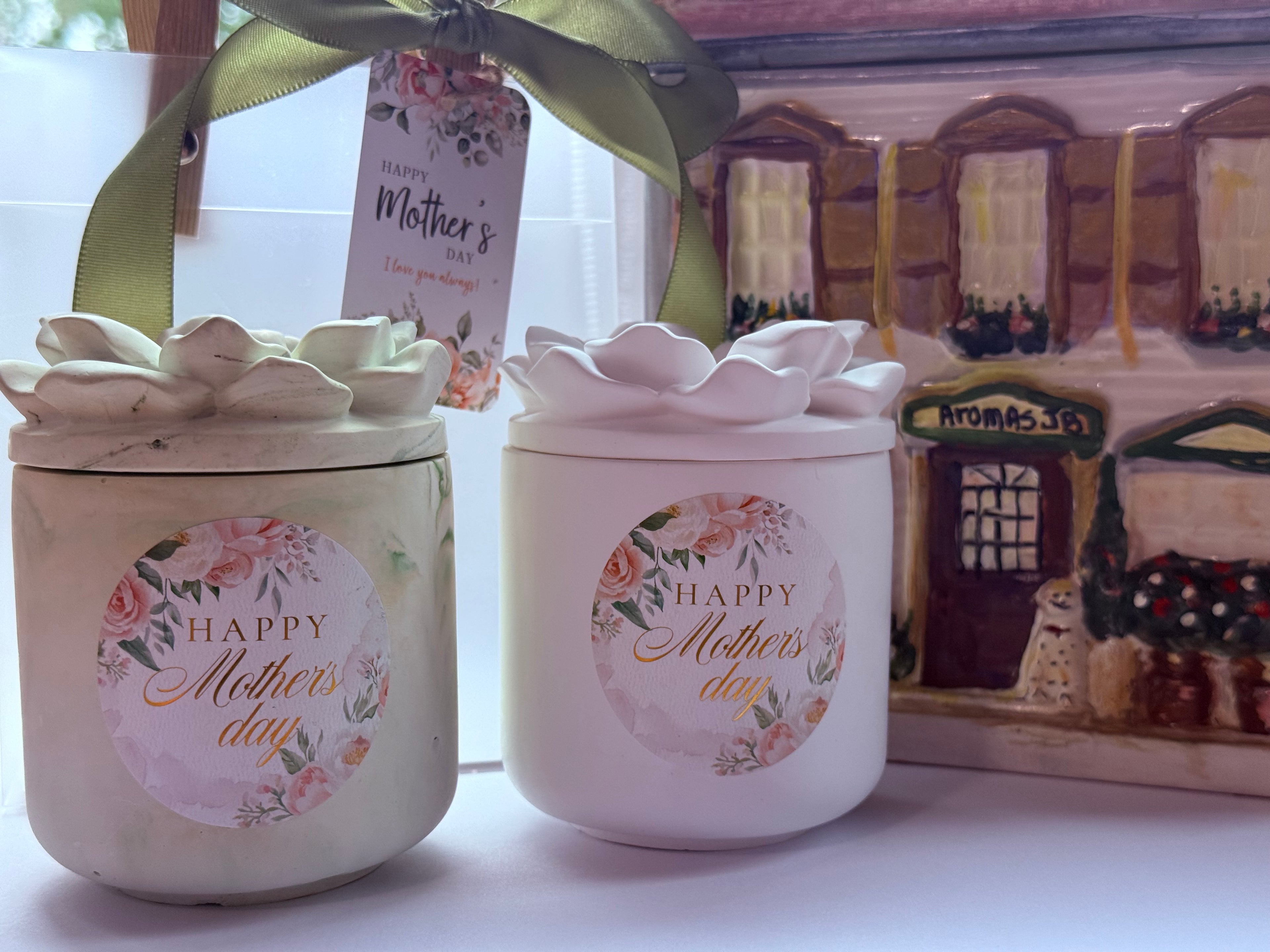 Mother’s Day Gift Set – Eucalyptus & Vanilla Hyacinth Candle