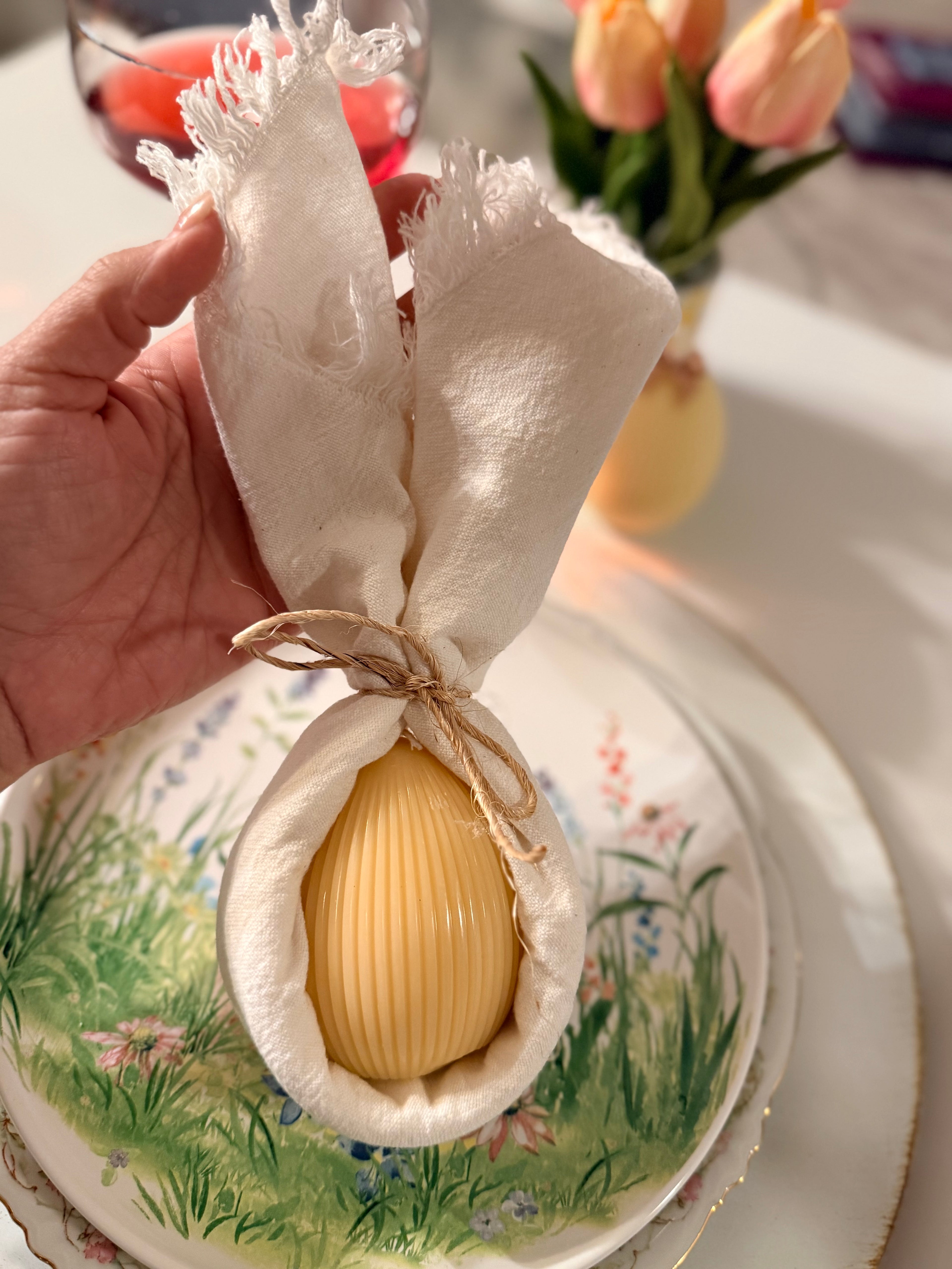 Easter Egg Pillar Candle Souvenir-Seasonal