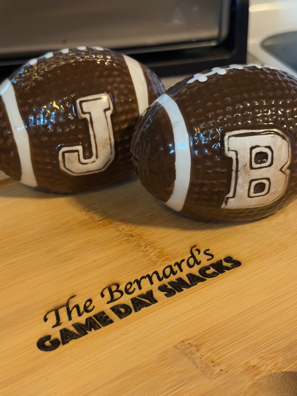 Personalized Football Helmet Snack Board
