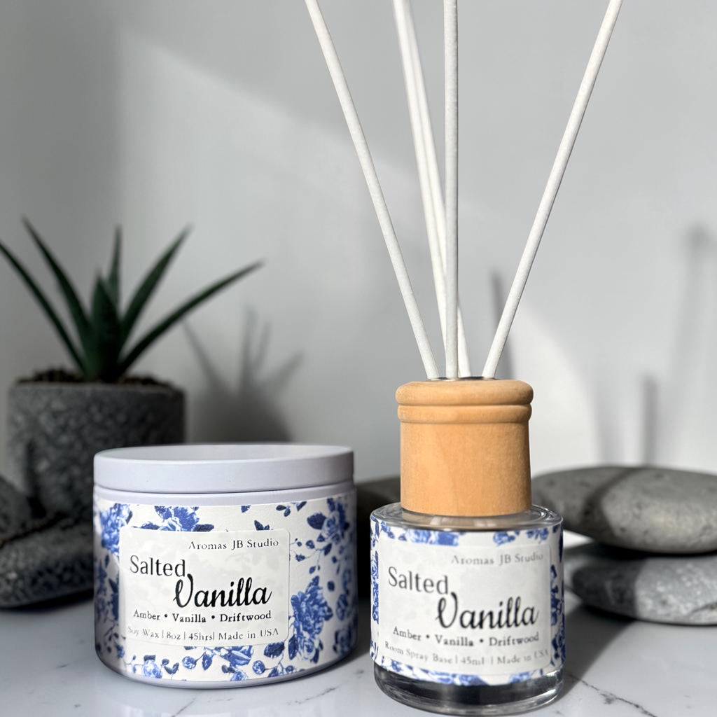 Salted Vanilla Candle & Diffuser
