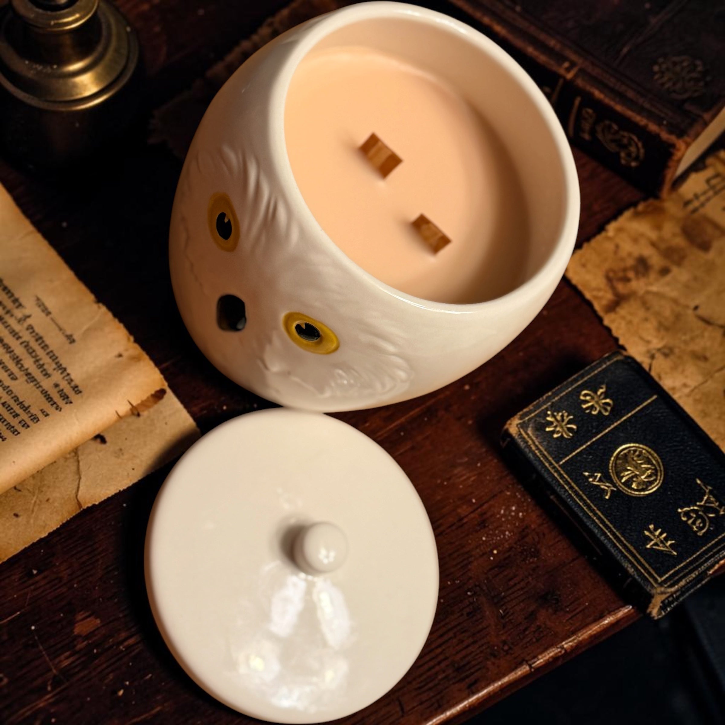 Hedwig Inspired Pumpkin Spice Candle