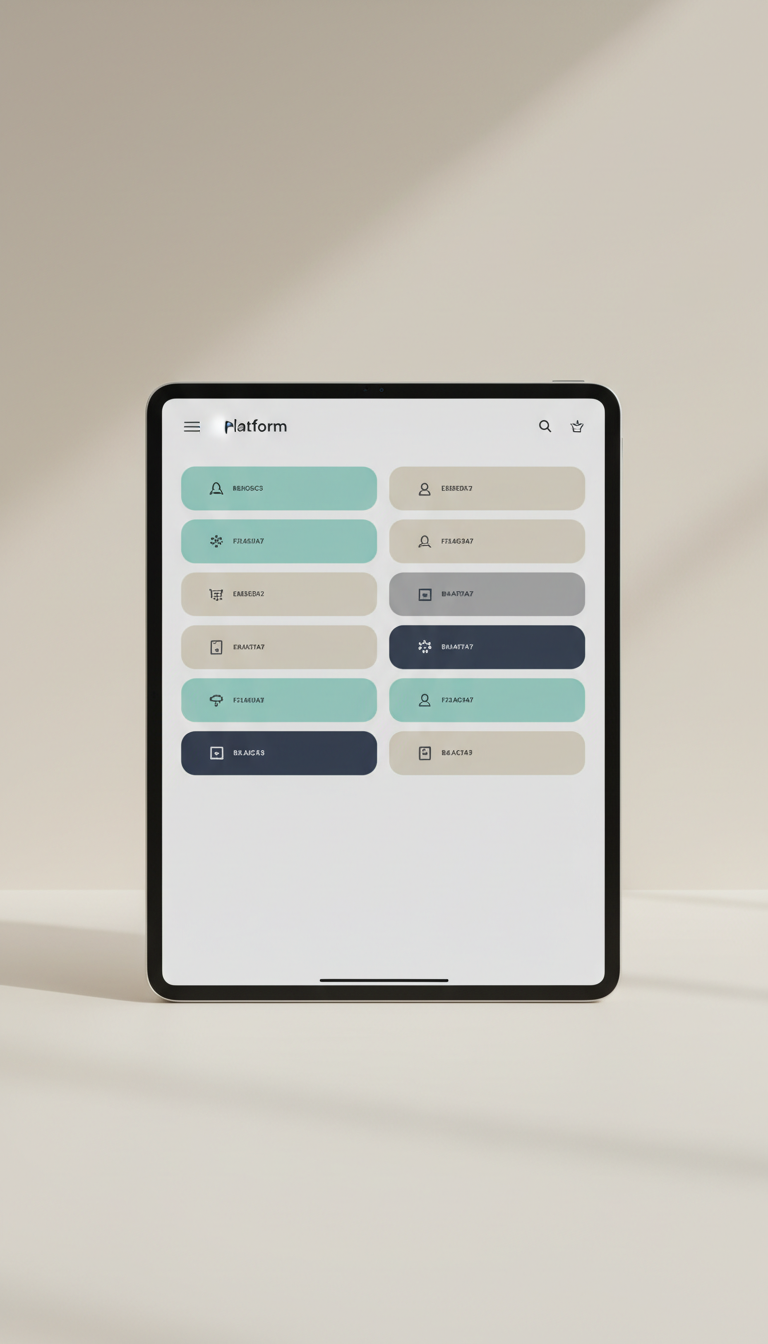 Digital Platform Interface for Focus